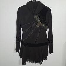 M#2 Elegant Black Women's Dress Designer Club Size S/M
