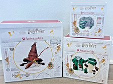 Harry Potter AMERICAN GIRL Doll Sorting Hat Nimbus Slytherin Quidditch Uniform