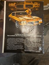 1972 Pontiac Lemans Coupe - Original Print Car Ad - Excellent Condition