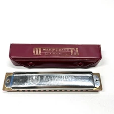 Hohner Marine Band Harmonica. 365/28 C Missing One Screw