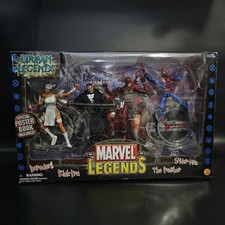 2003 Toybiz Marvel Legends Urban Legends 4Pack Elektra Punisher Daredevil Spidey