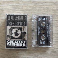 Public Enemy Greatest Misses CASSETTE TAPE