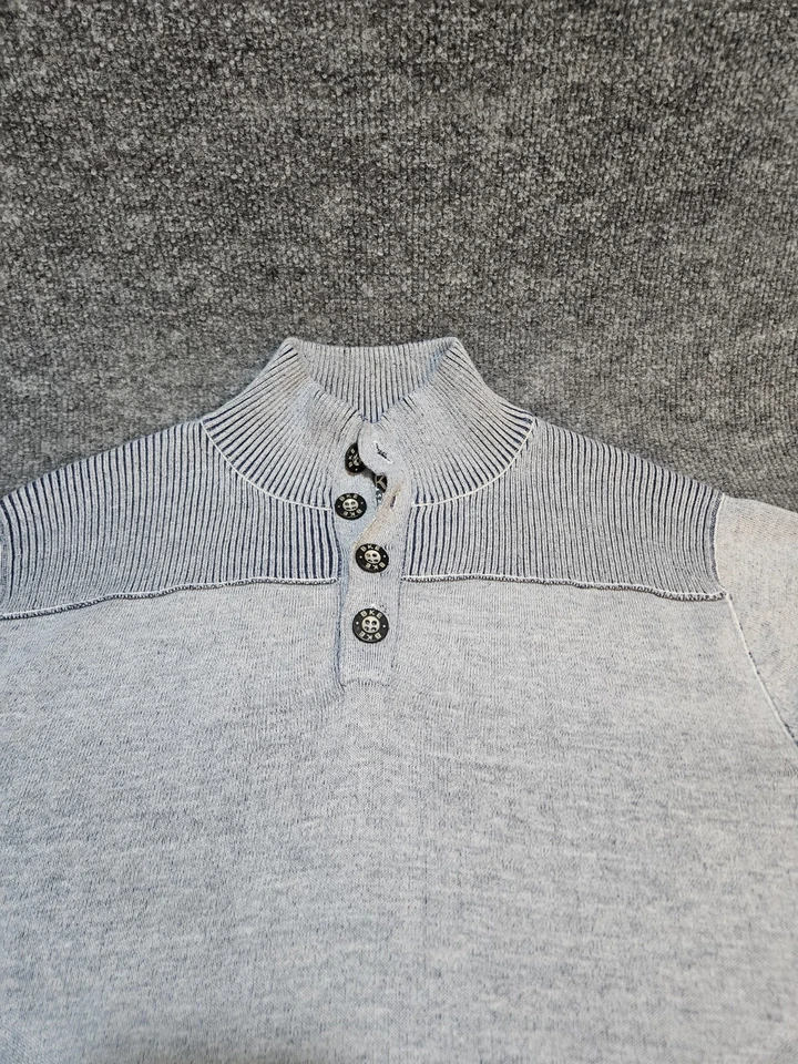 Suéter Pullover BKE Hebilla 4 Botones Para Hombre Ajuste Estándar Mediano  Foto 2 de 4
