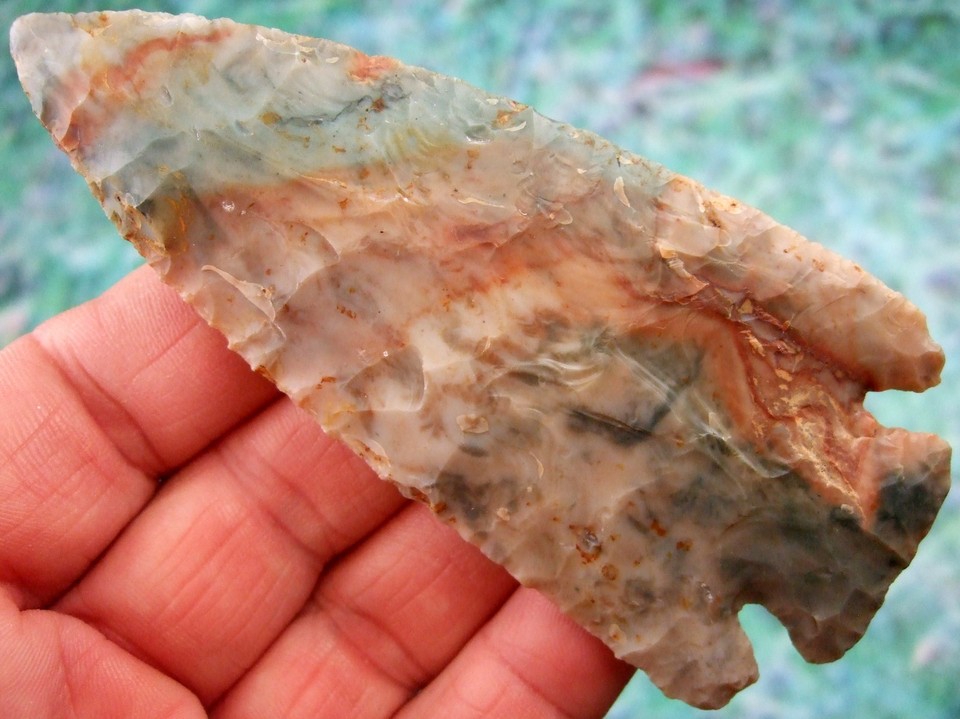 Super Fine Colorful 4 1/2 inch Ohio Flintridge Lost Lake Point wt COA ...