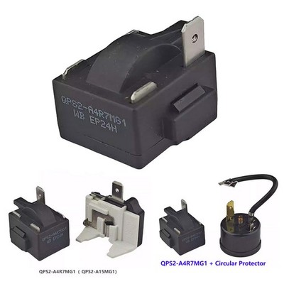 PTC Starter QPS2-A4R7MG1 A15MG1 Overload Protector ForMidea Refrigerator/Freezer