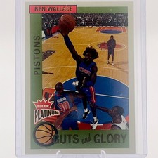 Ben Wallace 2002-03 Fleer Platinum Guts and Glory Detroit Pistons #2