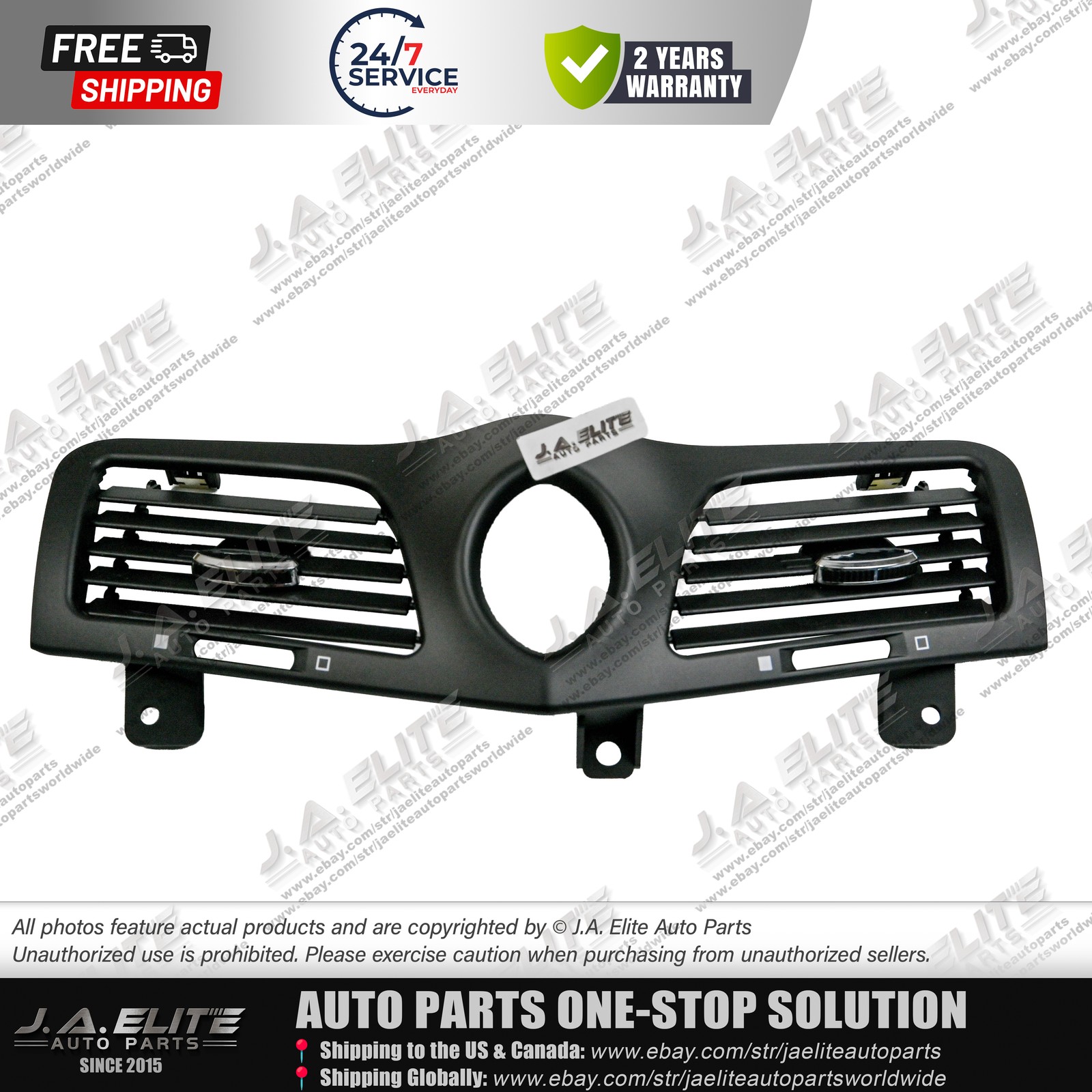 Maserati GranCabrio Front Right Air vent grilles 4 pcs P/N 68238500
