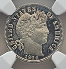 1914 Barber Dime *Proof 67 Cameo* Top Pop