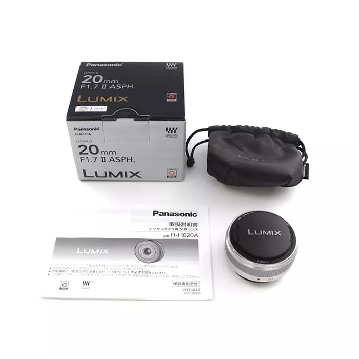 Panasonic LUMIX G 20mm F1.7 II ASPH. For Micro Four Thirds H-H020A