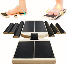Adjustable Wooden Slant Board for Calf Stretching and Physical Therapy