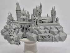 Hogwarts Castle from Harry Potter. 7.5 Inches Wide X 4  Inches High - Grey 3D 