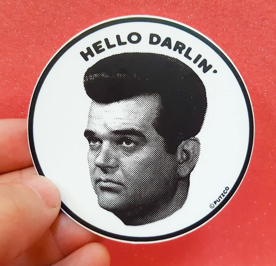Conway Twitty STICKER by PUTZCO country music hello darlin loretta lynn vinyl