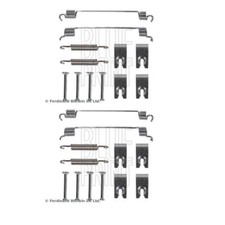 2x Blue Print ADBP410063 Zubehörsatz Bremsbacken Hinten für Mazda 121 III Ford
