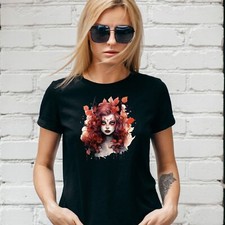 WITCH Design T-SHIRT, Fall Autumn HALLOWEEN PUMPKIN Trick PAGAN, Unisex/Lady