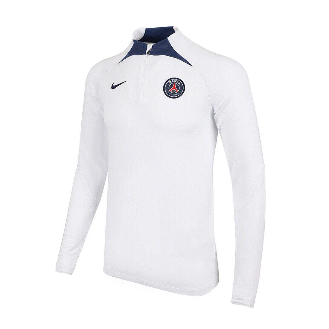 Tomar un riesgo Húmedo promoción Nike PSG Paris Saint Germain 2022 - 23 Strike Training Drill Top -  White/Midnigh | eBay