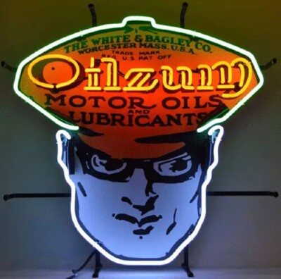 Oilzum Motor Oils Lubricants 20''x16'' Neon Sign With HD Vivid Printing Beer EY
