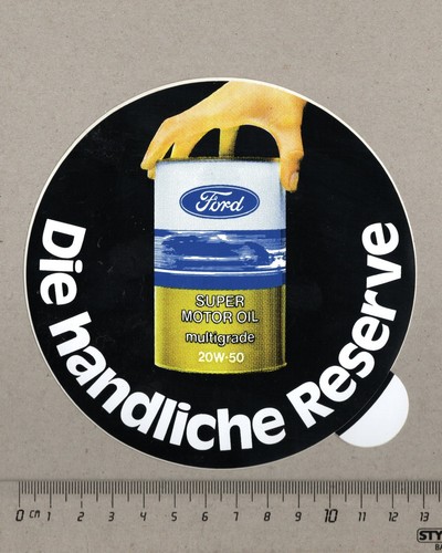 Aufkleber/Sticker Ford Super Motor Oil multigrade