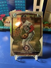 Edwin Solano 2023 Bowman Chrome #BCP-169 RC Mojo 1st Bowman
