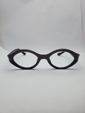 Vintage Vertex "Coryanna" Glasses – Red Marble Oval Frame – 18/20