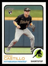 Diego Castillo 2022 Topps Heritage #541 Pittsburgh Pirates ROOKIE Buy10get5FREE