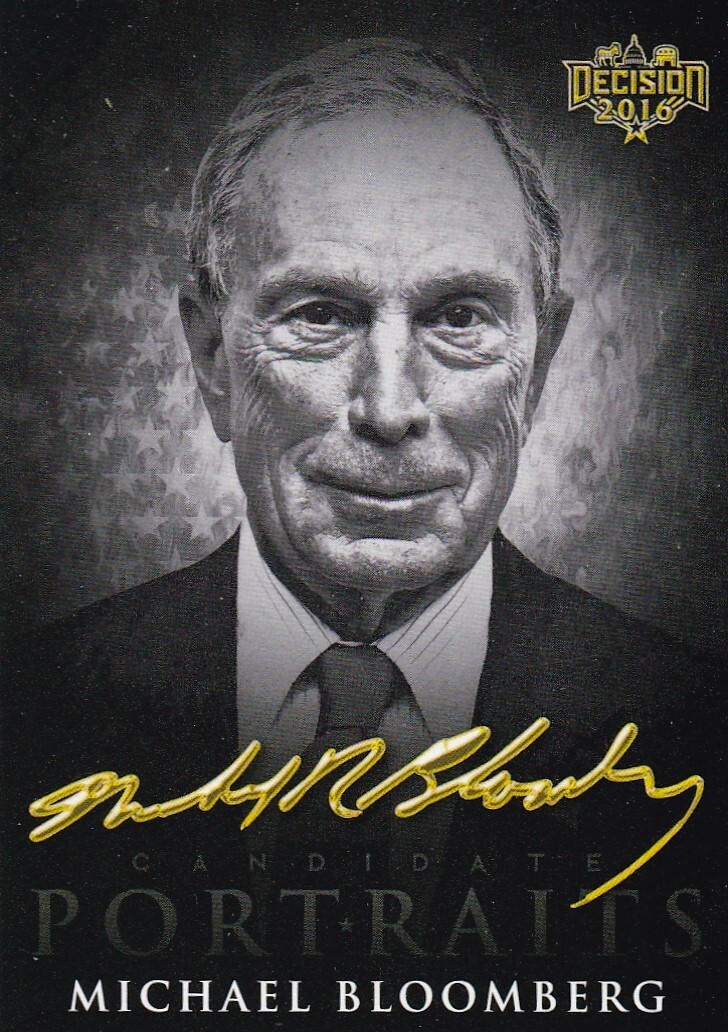 2016 Decision 2016 Candidate Portraits  #CP13 MICHAEL BLOOMBERG