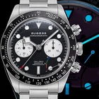 Sugess S457.K Power Reseve ST1907 BB Chrono Mechanical Mens Watch SEAGULL 1963