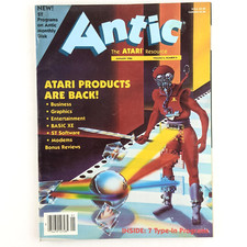 Antic Vintage Atari Magazine, January 1986 - Reviews & Product Guide, Software