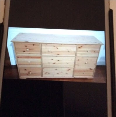 Ikea 9 Drawer Hurdal Chest Of Drawers Dressers Drawers