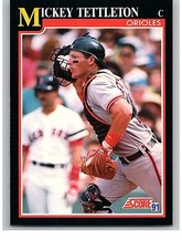 1991 Score Baseball Card Single - #270 Mickey Tettleton