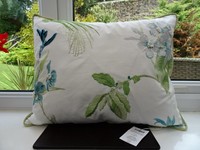 Laura Ashley Orchid Apple Embroidered Cushion With Silk Embroidery Laura Ashley Orchid Apple Embroidered Cushion With Silk Embroidery