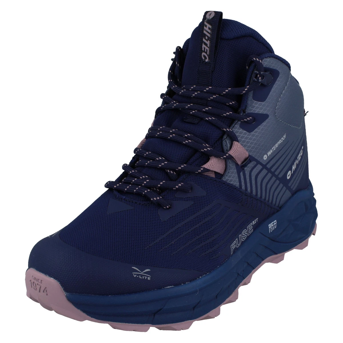 Bottes Cuir Souple Confort Bottes Randonnée Femme Hi-Tec Walk-lite Camino Ultra WP - Tige Basse étanche - Cuir Souple Bottes Hi-tec Walk-lite étanches