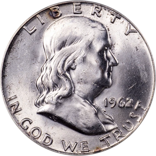 1962-D Franklin Half Dollar - PCGS MS64 - Near FBL!