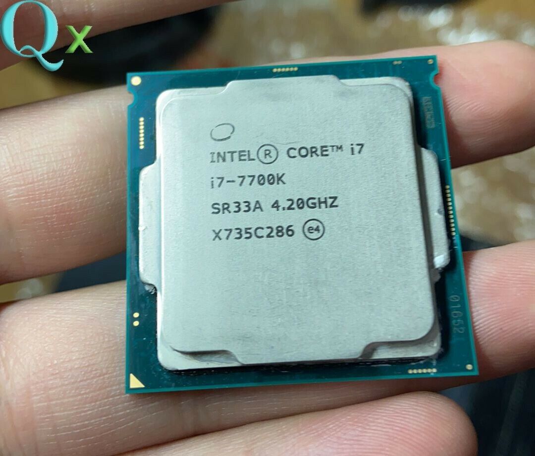 7th Gen Intel Core i7-7700K LGA 1151 CPU 4.5 GHz Quad Cores Processor 91W