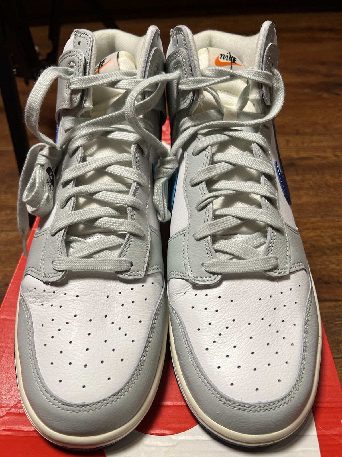 Men’s Nike Dunk High HI Retro SE Summit White Blue Royal | size 12 | DZ2535 100