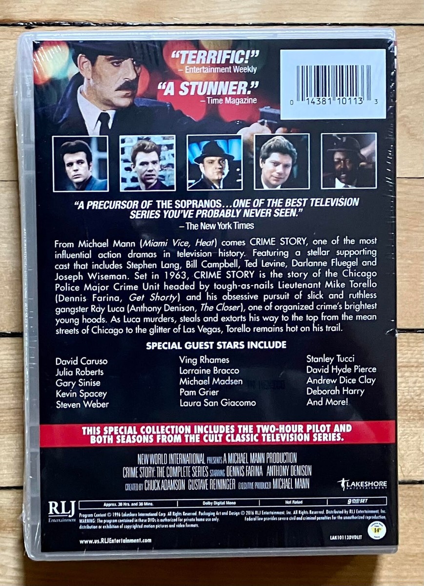 Crime Story Complete TV Series 1986-88 DVD January 2017 RLJ