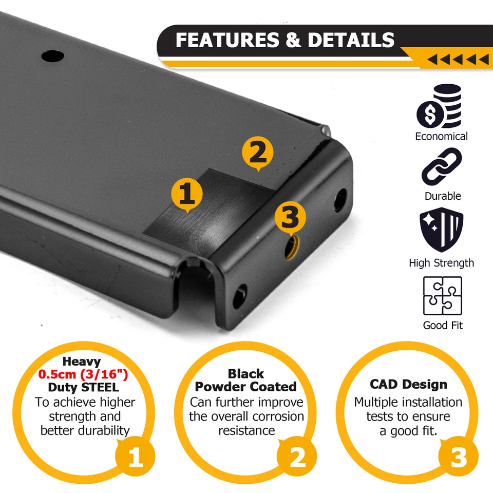 Soporte de montaje de cabrestante para Polaris Ranger 425 500 700 TM 6x6 (tamaño completo) 2001-09 Foto 3 de 4