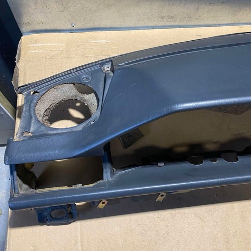 Panel de salpicadero delantero interior negro Mercedes-Benz W124 con molduras de madera SIN GRIETAS - Imagen 5 de 13