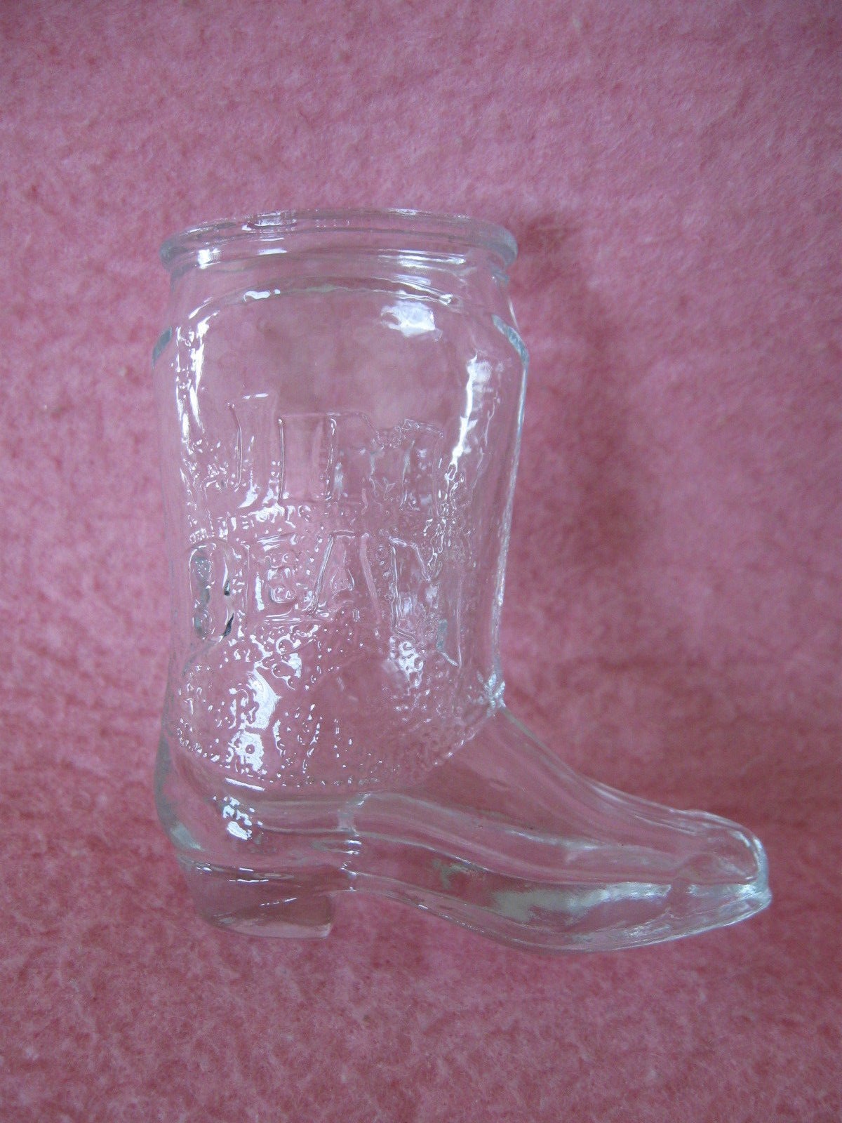 Jim Beam Boot Shaped Shot Glass Jigger Toothpick Holder eBay