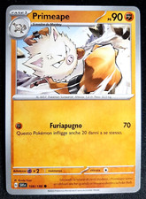 CARTA POKEMON PRIMEAPE 108/198 SCARLATTO E VIOLETTO 2023 COMUNE ITA NUOVA