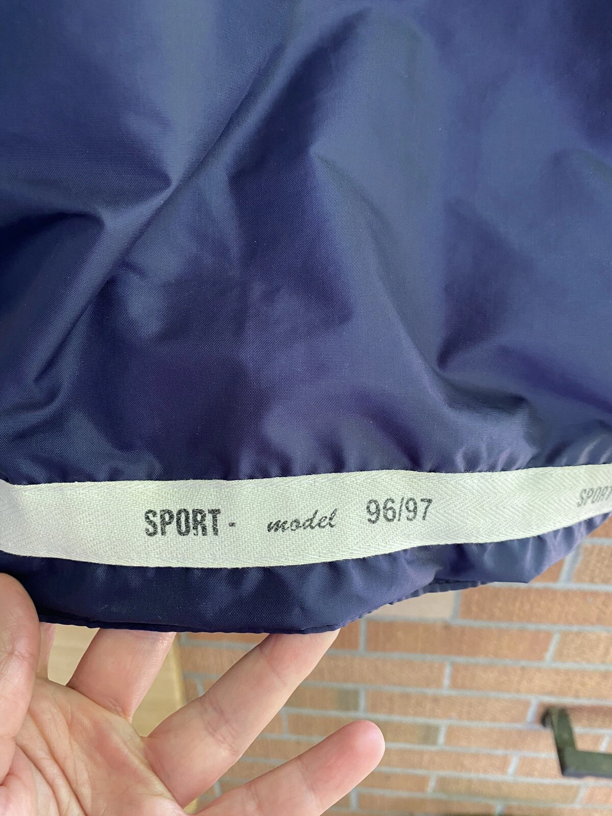 Giacca Coach Vintage Anni '90 Calvin Klein Grande Logo Gilet Con Cappuccio Oversize Chiemsee