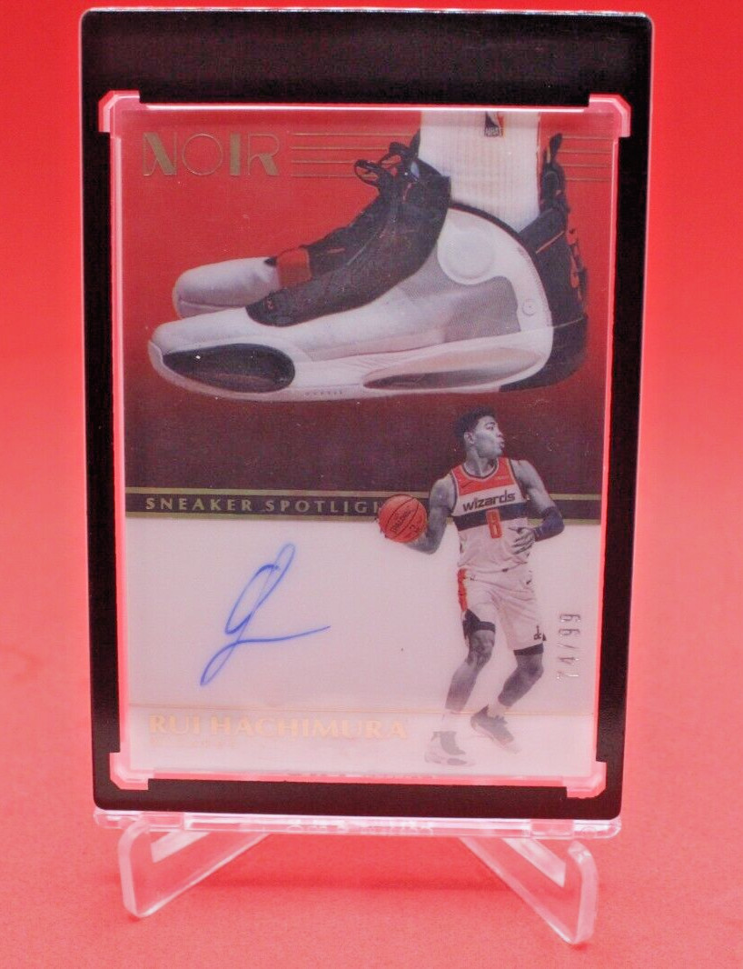 2019-20 Panini Noir RUI HACHIMURA Sneaker Spotlight Rookie on Card Auto /99 RC