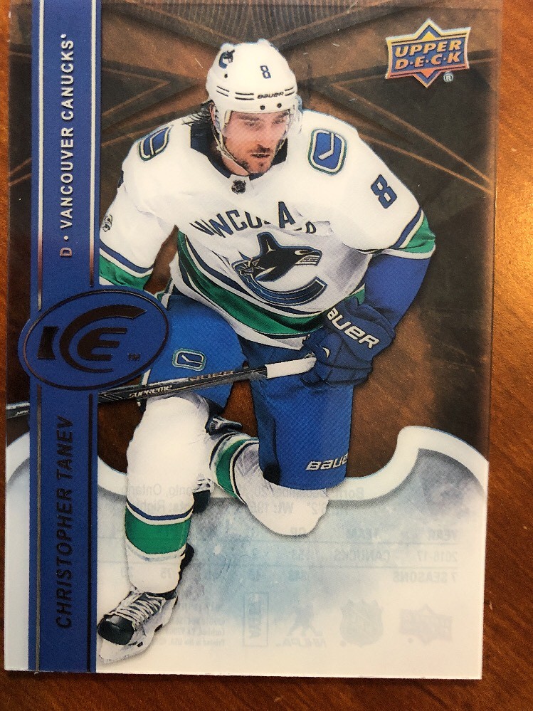 2017-18 UD Ice #31 Christopher Tanev