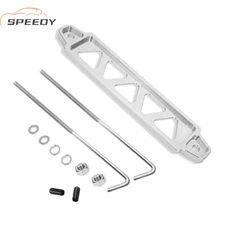 Universal Aluminum Car Battery Tie Down Mount Bracket Brace Bar with Bolts 10"