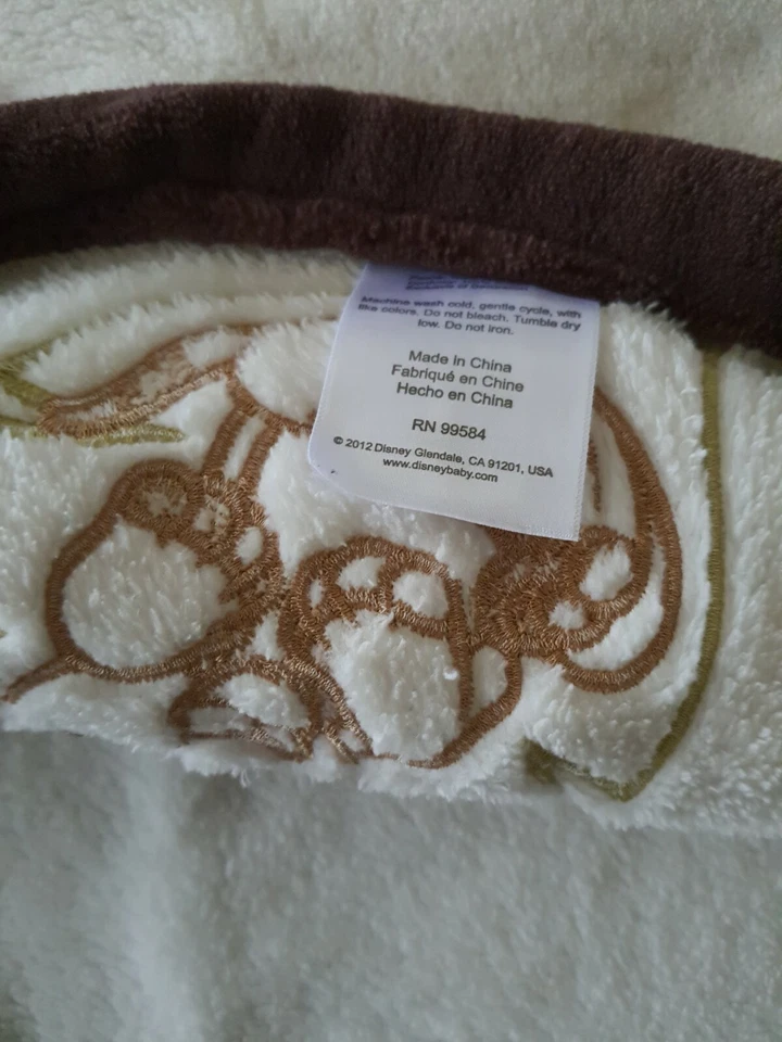 Disney El Rey León Bebé Simba Color Crema Suave Polar Manta KidsLine 30*40 Foto 3 de 4