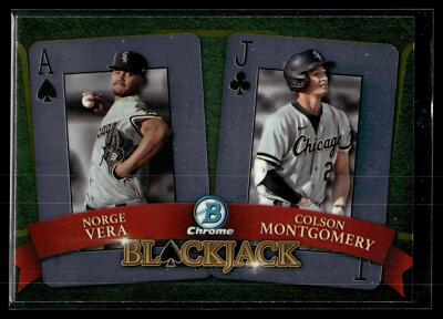 Norge Vera / Colson Montgomery 2022 Bowman Draft Chrome Blackjack A Card #BJ-1