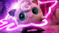 Pokemon jigglypuff in detective pikachu movie Pad Gaming Mat Desk