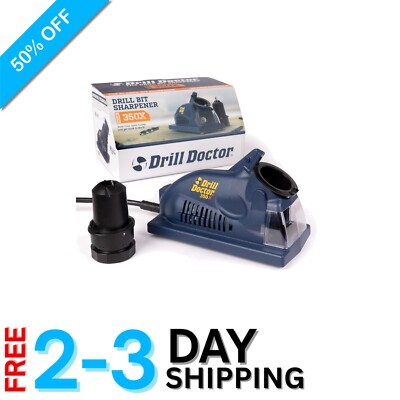 Precision Drill Bit Sharpener - Electric, 3/32'' to 1/2'' for Steel & Carbide
