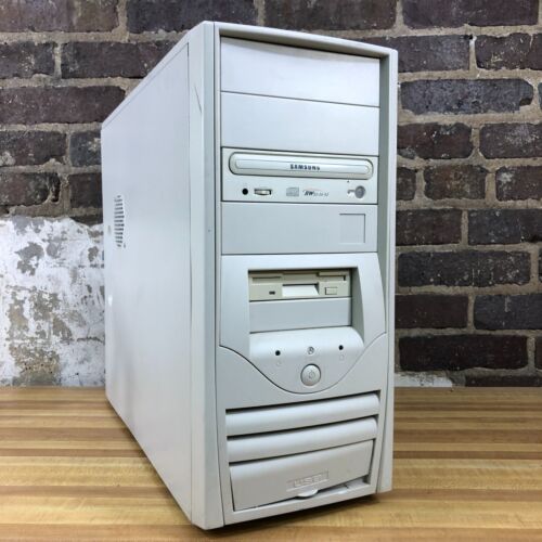 Custom Beige ATX DOS Gaming Computer Complete & Untested (For Restore Project)