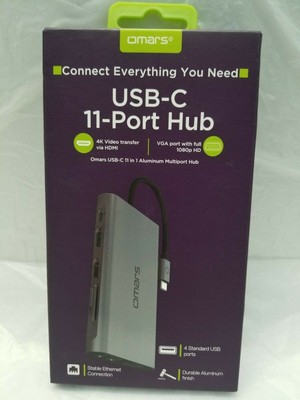 Sealed Omars Usb C Hub 11 Port Hub Docking Station Dual 4k Hdmi Free Ship Ebay