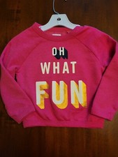 Girls Gymboree Sweatshirt Pink Oh What Fun Size 4t